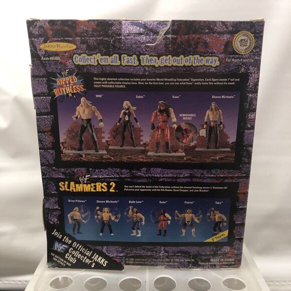 VTG 1998 WWF Shawn Michaels Ripped & Ruthless 2 HBK Jakks Action Figure NIP WWE - Picture 6 of 11